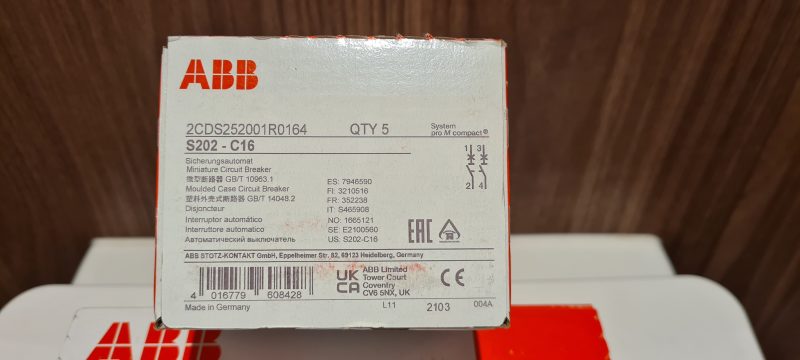 s202 c16 ABB 2CDS252001R0164