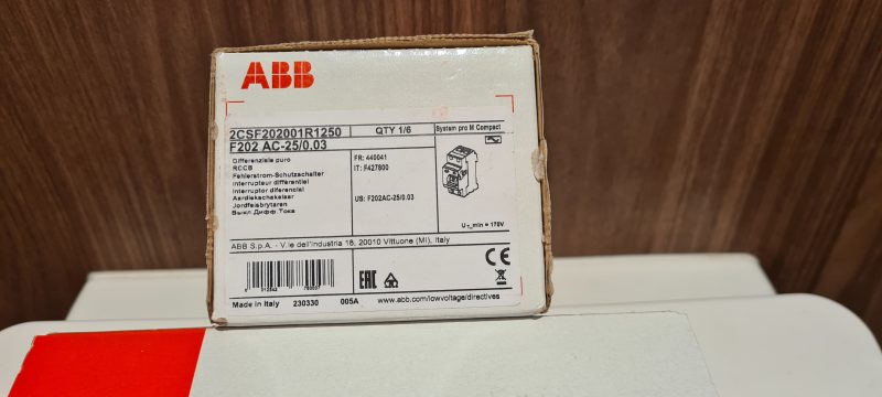 2CSF202001R1250 ABB