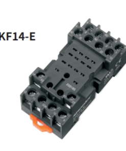 Цоколь SKF14-E, 10A(300V), винтовой зажим, черный, на рейку DIN35/панель, для RKE, RKF, R4N, MY4, 55.34, KMY4, PT4, RCM5