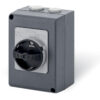 Выключатель нагрузки ISOLATORS , 3P, 32A (25A AC3), 690VAC, габ. Y1, черная блок. рукоятка, в алюминиевом корпусе IP66