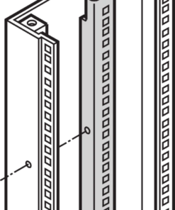19" направляющие 39U (2 шт.)
