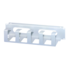 19" передняя панель для кабельной укладки и ввода 2U RAL7035 (2 шт.)
