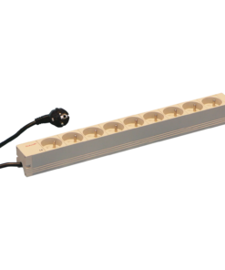 19" Панель электропитания UTE, 9 розеток, 230V 16A (438.5 мм.)