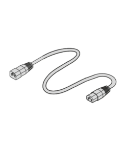 Шнур электрический черный IEC 60320 С13-С14 (1 м.)