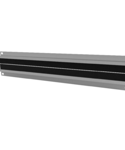 19" панель кабельного ввода с щеточным пыльником 1U (2 шт.)