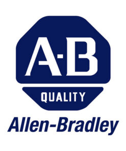 Allen‑Bradley AB Quality logo in blue with the brand name underneath