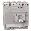 ABB 140G-H four-pole circuit breaker with a manual toggle switch on the front and labeled ratings visible on the top and bottom panels.