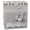 ABB 4-pole circuit breaker with ON switch, mounted in a distribution panel