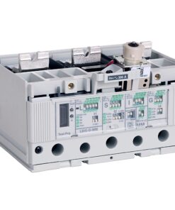 Three-pole industrial motor contactor with coil on top and screw terminals, used to switch high current to a motor.