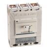 Industrial miniature circuit breaker (MCB) with toggle switch in the ON/OFF position for main power control