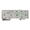 Industrial PLC I/O module with multiple terminal blocks and LED indicators labeled L, S, I, G