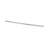 Long metal bar with a row of red teeth along the bottom edge, like a comb.