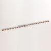 Long aluminum mounting rail with evenly spaced orange clamps along its length.