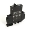 Industrial relay with black plastic housing and screw terminals, labeled 1492-GS160 SER.A, for high-current switching (277VAC/65VDC).