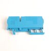 Blue ABB 492-L4T electrical module with bottom terminal slots for wiring in a control panel