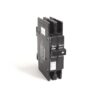 Two-pole 40A circuit breaker module in black with two On/Off toggles for panel installation