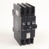 Three-pole circuit breaker with four slots, marked 25, by Allen-Bradley