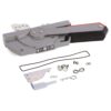 Manual crimping tool with multiple attachments and assorted hardware for electrical terminal connections used for crimping connectors.