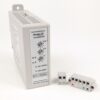 Allen-Bradley EtherNet/IP module with two plug‑in terminal blocks, used for industrial automation networking (DIN rail mount).