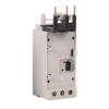 Industrial control module with three bottom terminal screws (T1–T3) and a D-sub style port on the side; copper conductors at the top edges.