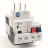 Compact industrial relay with AB branding, showing terminal screws labeled 97, NO 98, 95, NC 96 on the bottom edge and 193-K Dial on the front panel for slight adjustments.