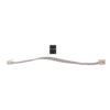 Flat gray cable with RJ45 plugs on both ends and a small black 3-terminal screw block in the center.