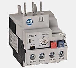 Allen-Bradley 193-K class 10A electrical contactor with coil and screw terminals