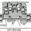 Клеммная колодка Серия-1492-J IEC, двухуровневая, 2,5 мм (# 22 AWG - # 12 AWG), цепь предохранителя с откидным рычагом, серая (стандартная), 60-150 В переменного /постоянного тока