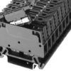 Клеммная колодка IEC Серия-1492 Вт, одноконтурный блок предохранителей (5 предохранителей x 20 мм, тип W), 4 мм (# 22 AWG - # 10 AWG) или 2,5 мм (# 22 AWG - # 12 AWG), без индикации, черный (стандартный),